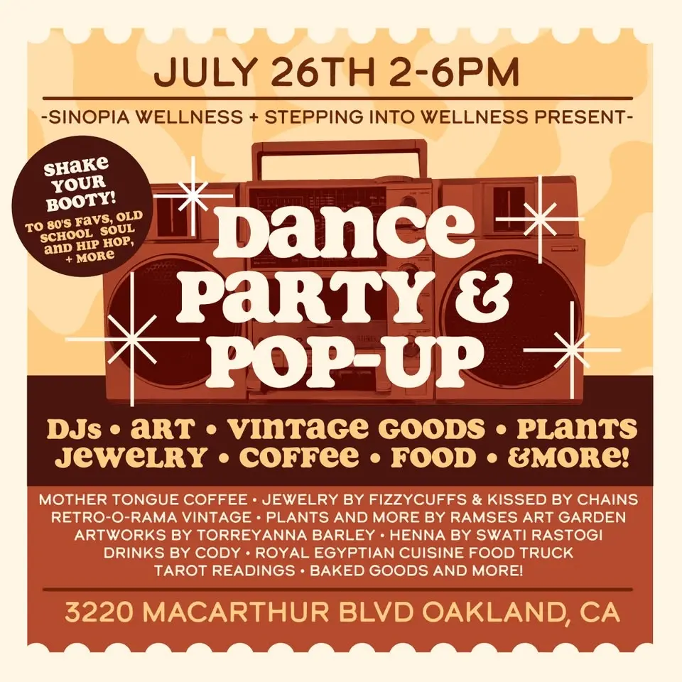 DAYTIME DANCE PARTY & POP-UP MARKET