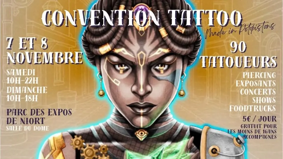 convention tattoo made in potopistons