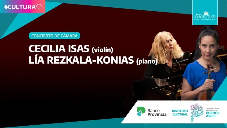 Concierto de Cámara | Cecilia Isas (violín) y Lía Rezkala-Konias (piano)