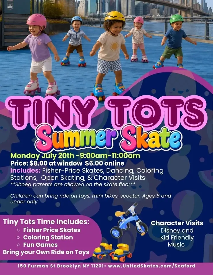 🛼🌞 TINY TOTS SUMMER SKATE! 🌞🛼