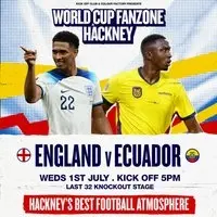 Hackney Wick Fanzone - England v DR Congo (Last 32)
