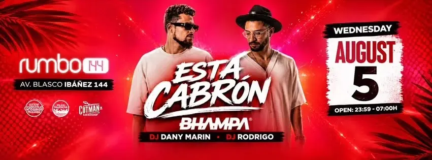 ESTA CABRON BHAMPA - WEDNESDAY 05-08-2026 - DISCO RUMBO144