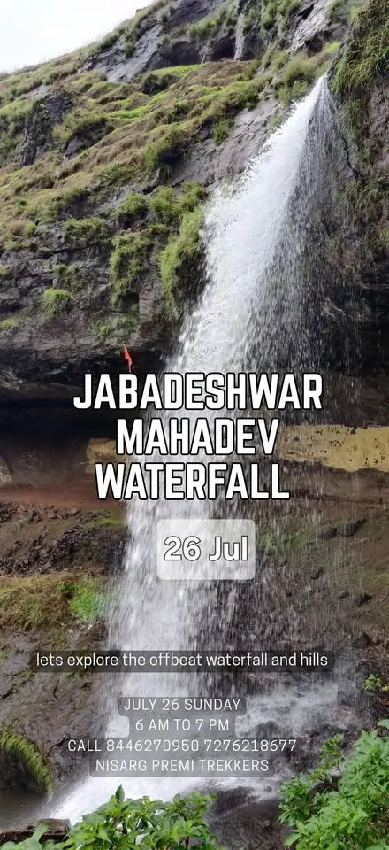 Offbeat Mahadev waterfall trek on Sun 26 Jul