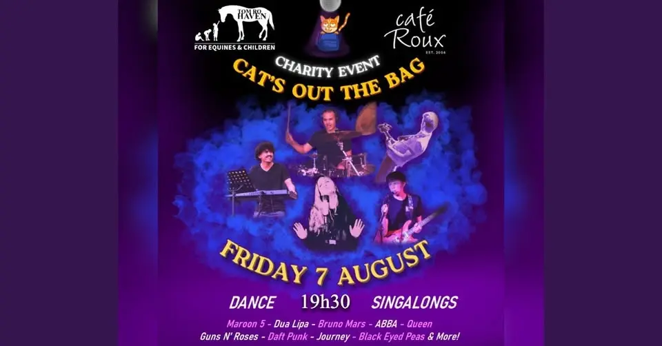 Cat’s Out The Bag LIVE! @ Café Roux