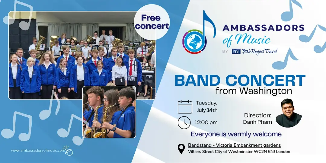 Washington Ambassadors of Music Are Coming to London — For Free!
