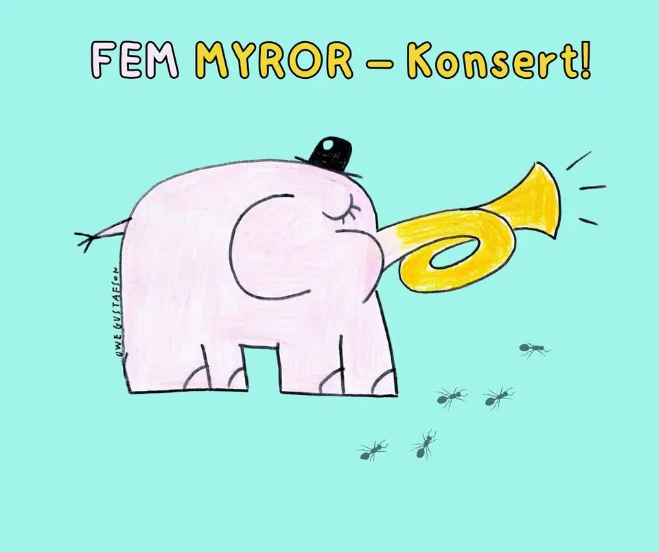 Sommarlund: Fem myror – Konsert!