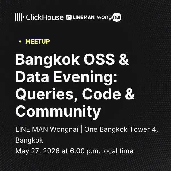 Bangkok OSS & Data Evening: Queries, Code & Community