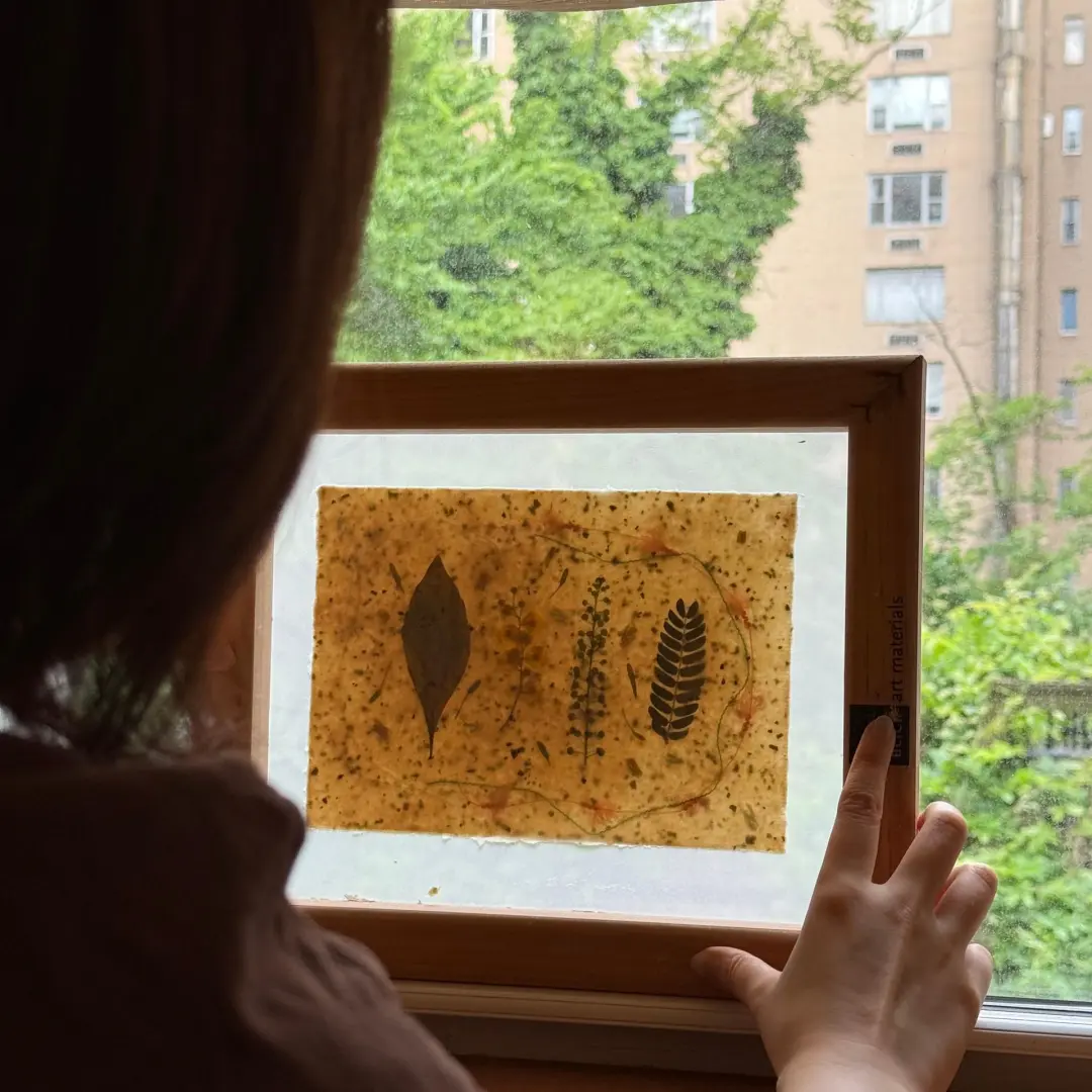 Paper Making with Zoey and ObliqueTable NYC