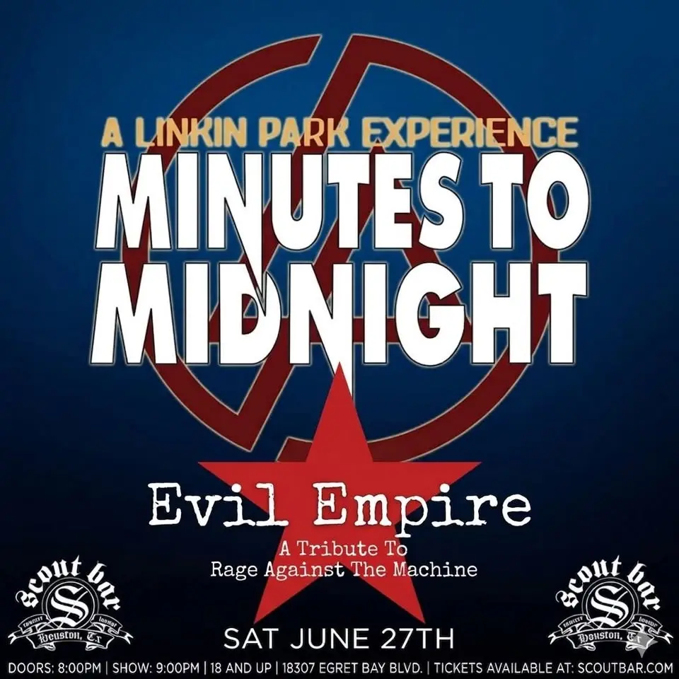 Minutes to Midnight- a tribute to Linkin Park + Evil Empire- Rage Against The Machine tribute band
