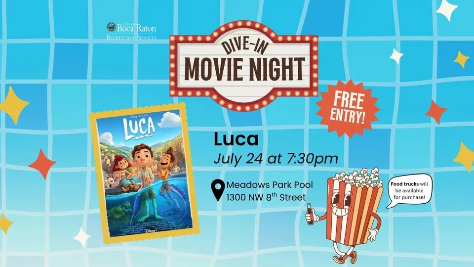 NEW & FREE! Dive-In Movie Night: Luca