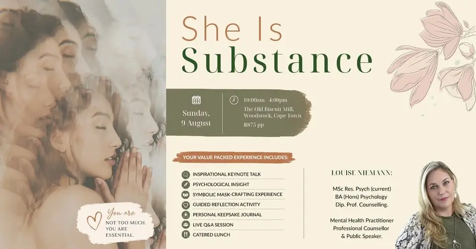 She Is Substance - A Full Day Women’s Day Workshop on Self-Sabotage, Self-Worth and Self-Connection