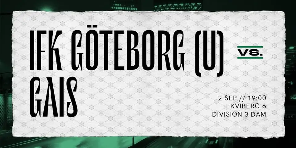 Div 3 Dam: IFK Göteborg (U) - GAIS