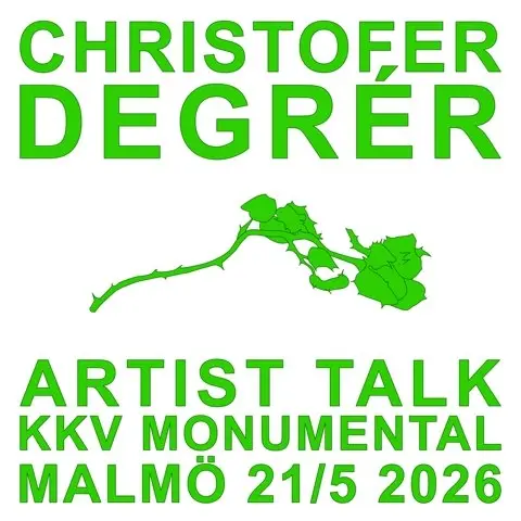 Artist Talk med Christofer Degrér