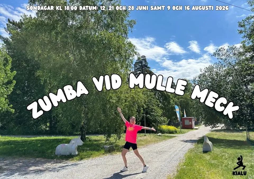 Zumba utomhus vid Mulle Meck i Järvastaden. Gratis!