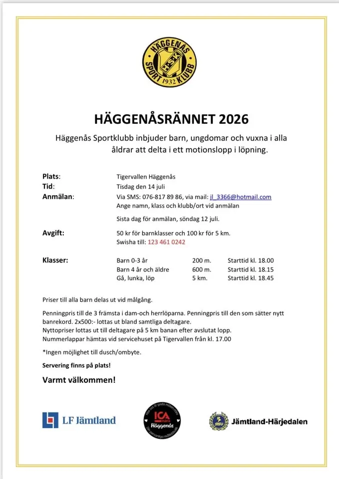 Häggenåsrännet 2026