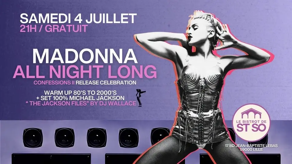 🪩 THE MADONNA PARTY 🪩 CONFESSIONS II RELEASE 🪩 GRATUIT