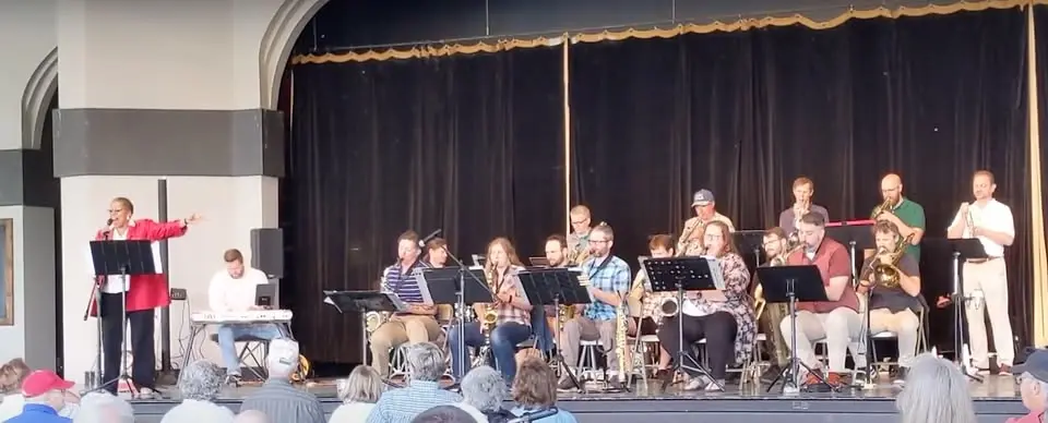 Lake Country Jazz Collective at Minnehaha Falls Bandshell — Minneapolis