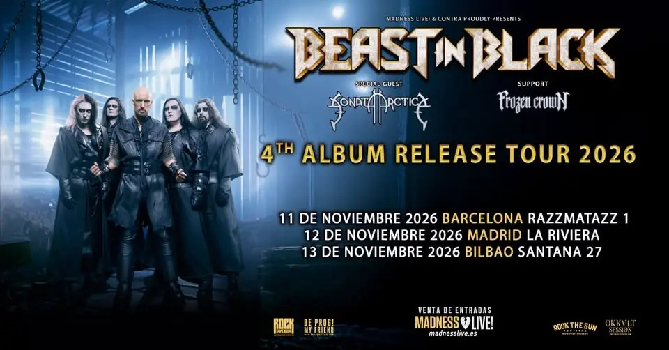 Beast In Black + Sonata Arctica + Frozen Crown (Bilbao)