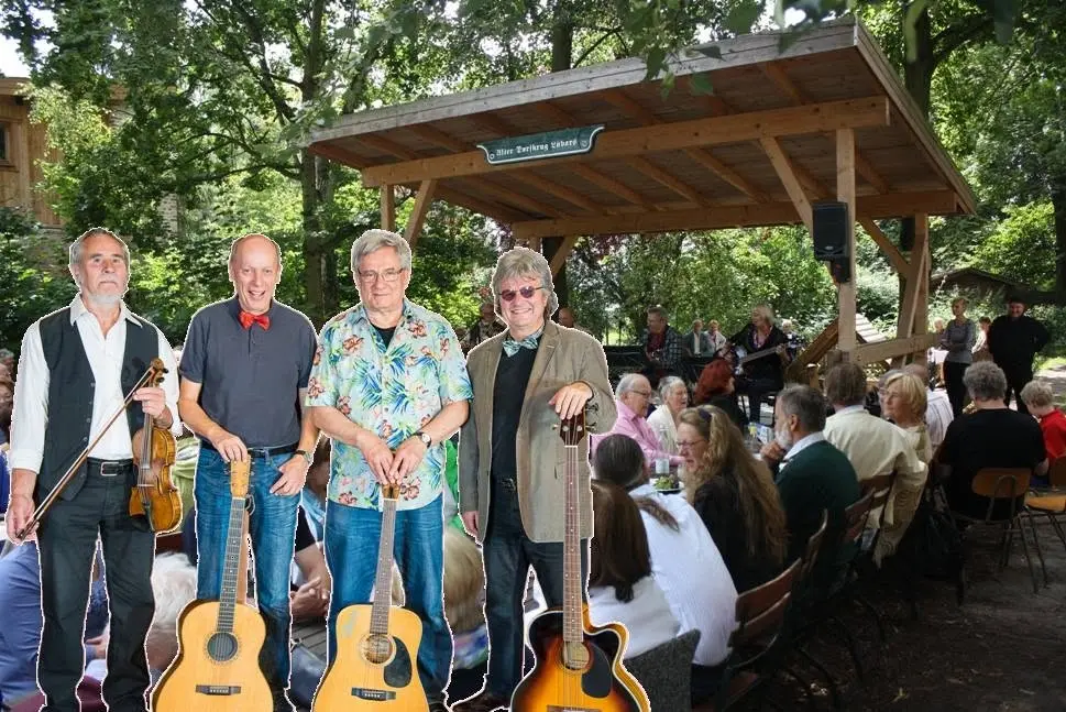 Mitsing-Schlager im Biergarten Alter Dorfkrug Lübars
