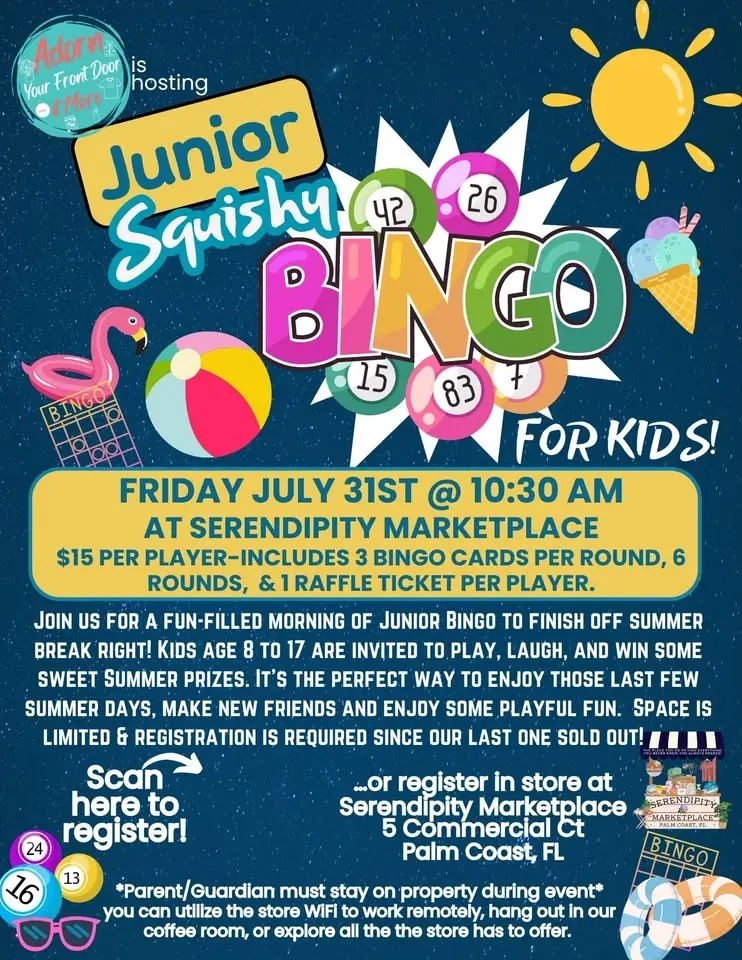 Junior Squishy Bingo