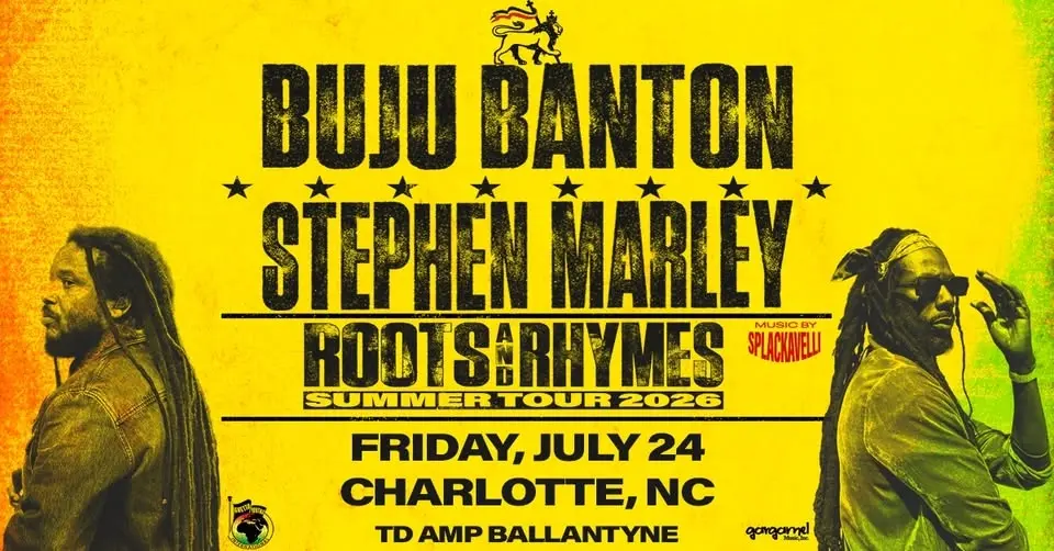 Buju Banton & Stephen Marley Live in Charlotte, NC | 7/24/26 | Roots And Rhymes Tour