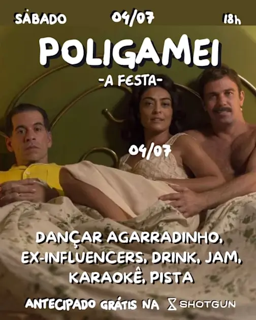 Festa Poligamei - Karaokê, Jam, Pista Vc Dj