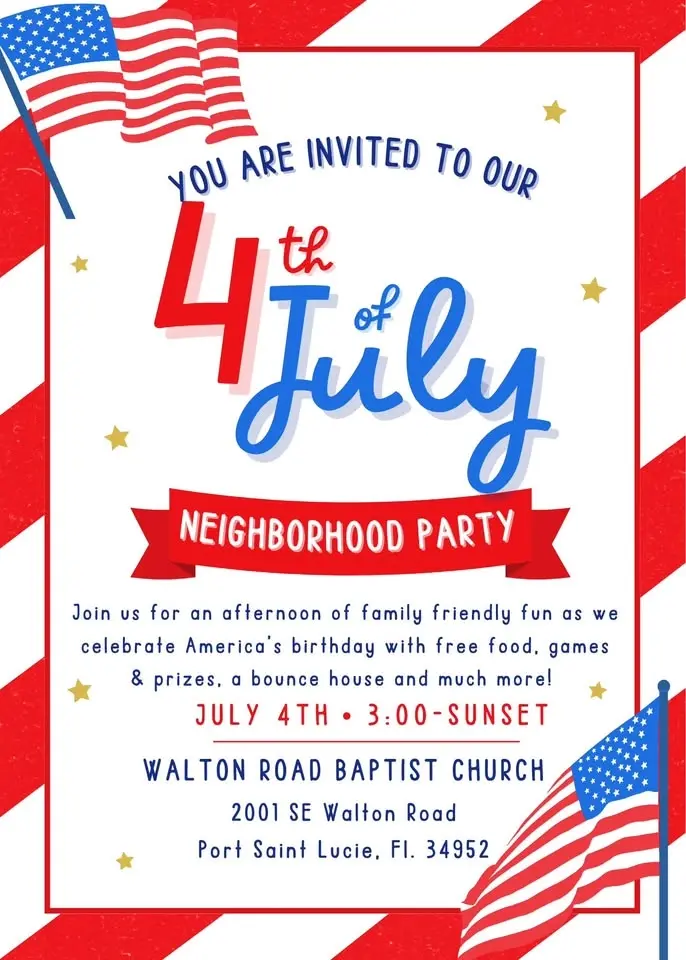 Fourth of July Neighborhood Party