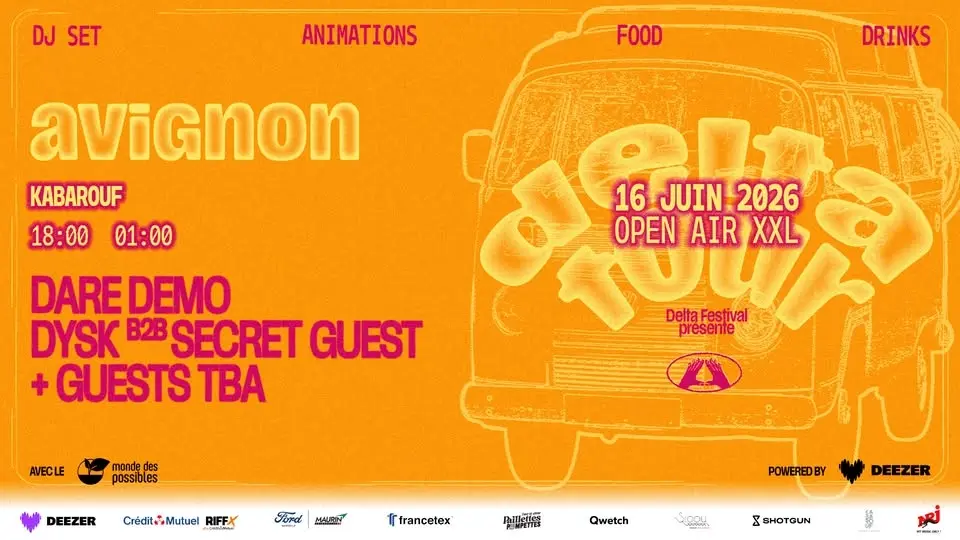 [SPECIAL OPENING] DELTA TOUR x KABAROUF - AVIGNON