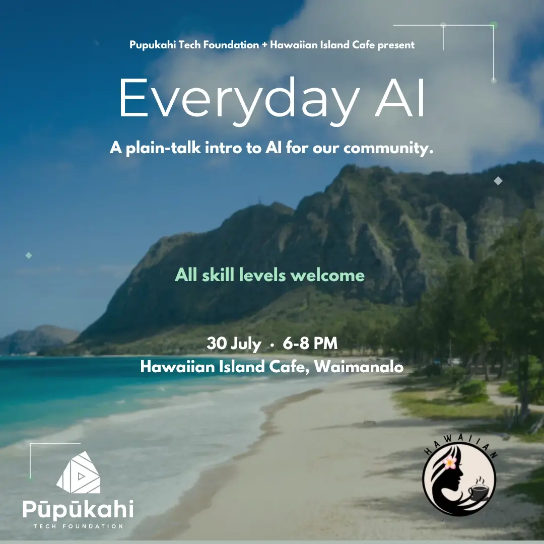 Everyday AI: A Plain-Talk Workshop for Our Community