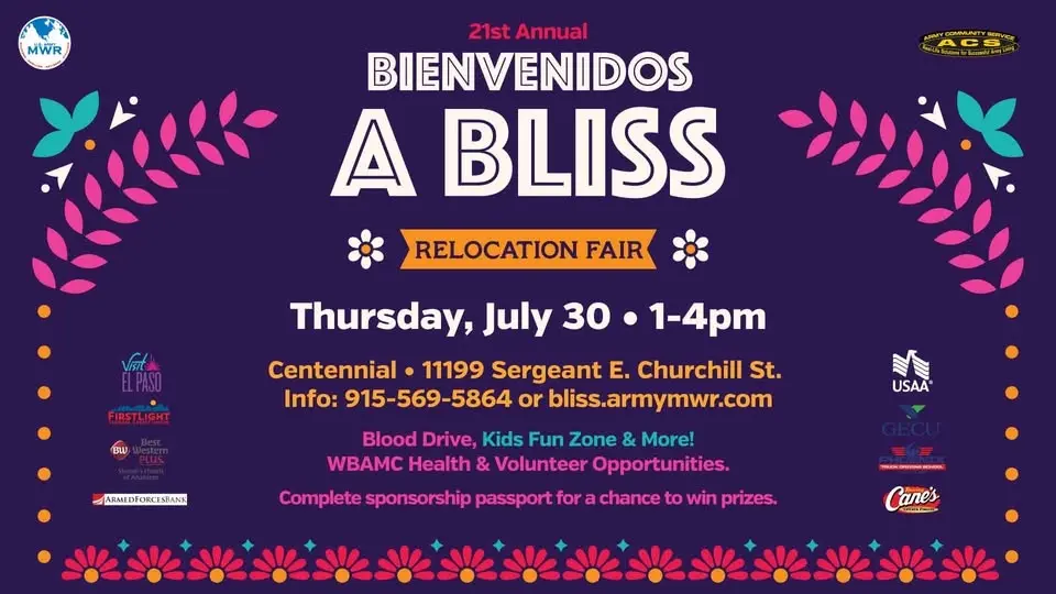 21st Annual Bienvenidos a Bliss Relocation Fair