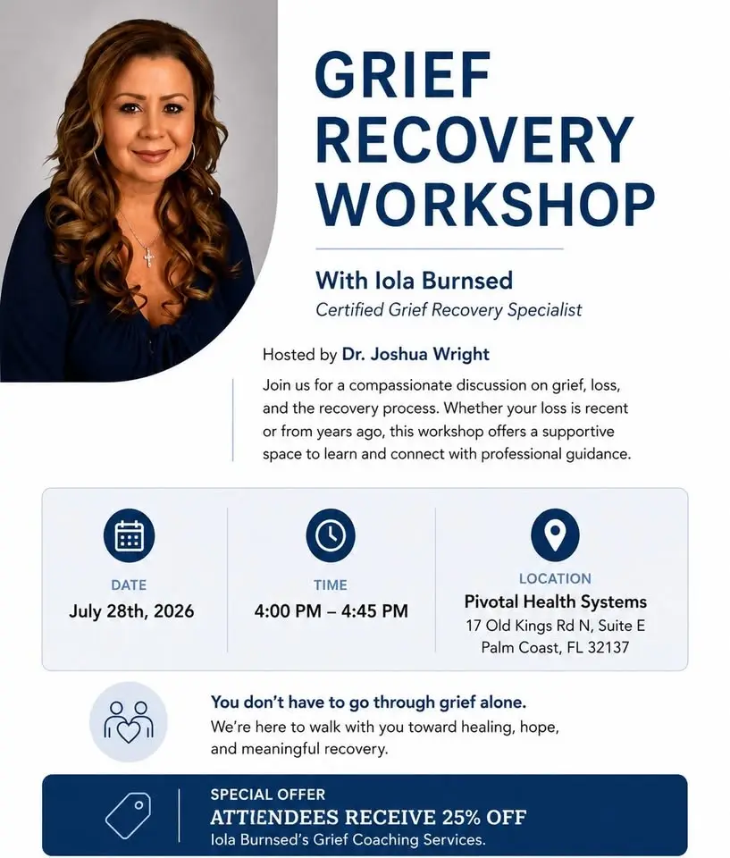 Grief Recovery Workshop at Pivotal Health Systems 