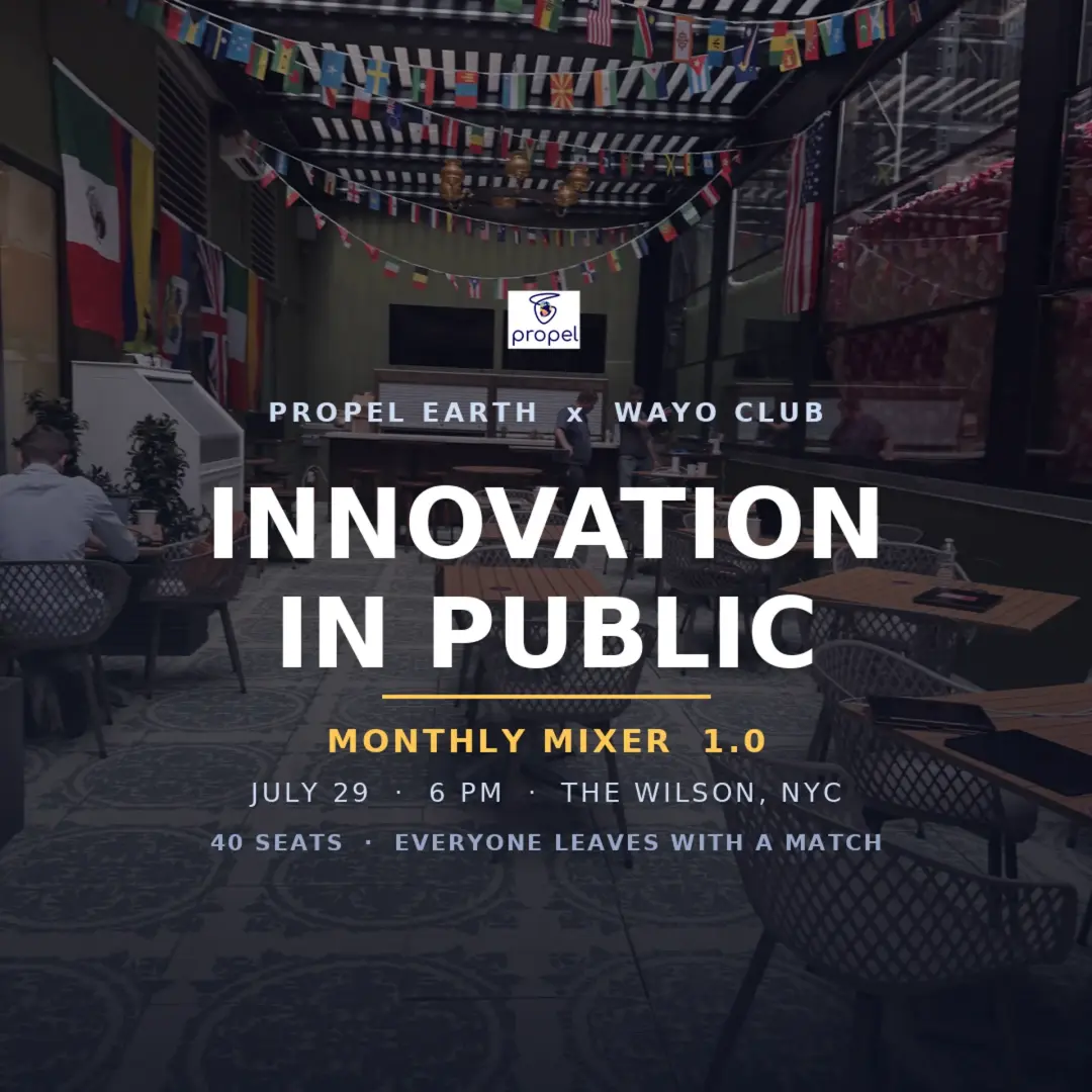 Innovation in Public Launch Mixer · Founders, Investors & Operators