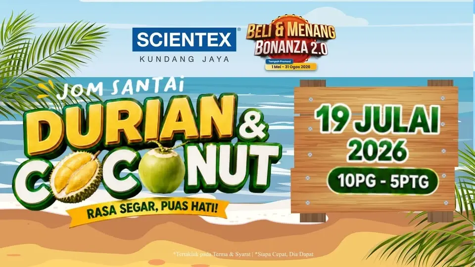 Jom Santai Durian & Coconut