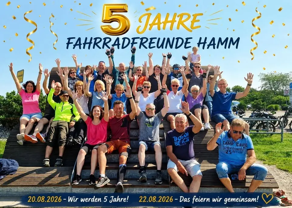 5 Jahre Fahrradfreunde Hamm - wir fahren und feiern