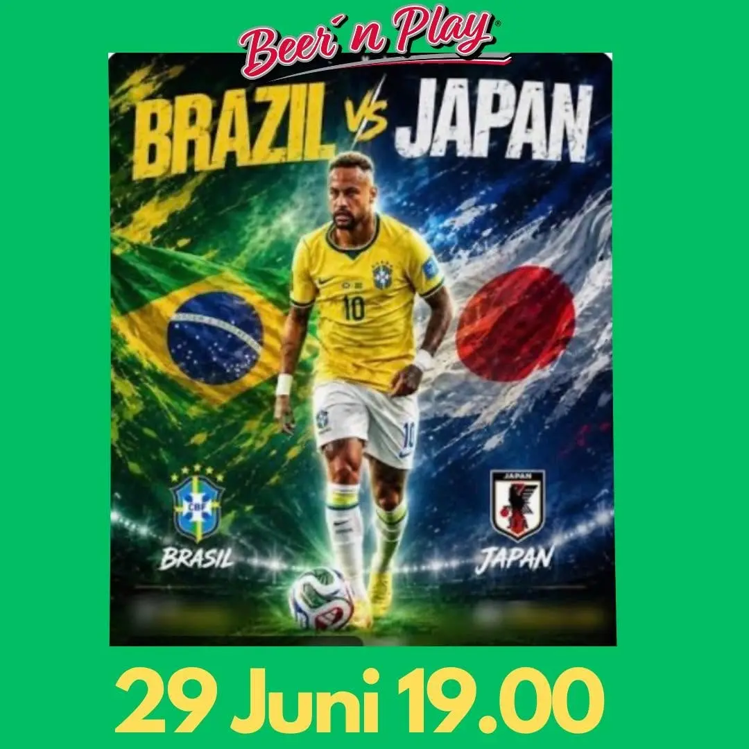 Brasil – Japan på Beer’n Play Hornstull