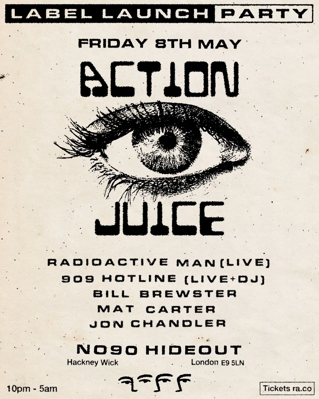 Action Juice 001: Radioactive Man, Bill Brewster, 909 Hotline, Mat Carter, Jon Chandler