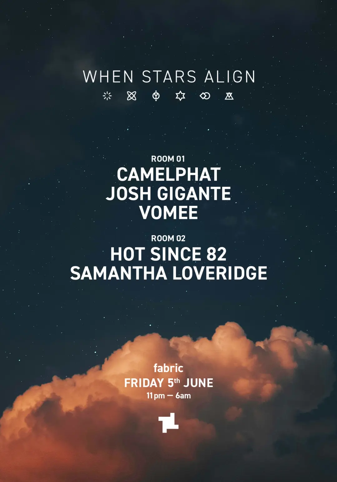 CamelPhat, Hot Since 82, Josh Gigante, Vomee, Samantha Loveridge, Yamagucci