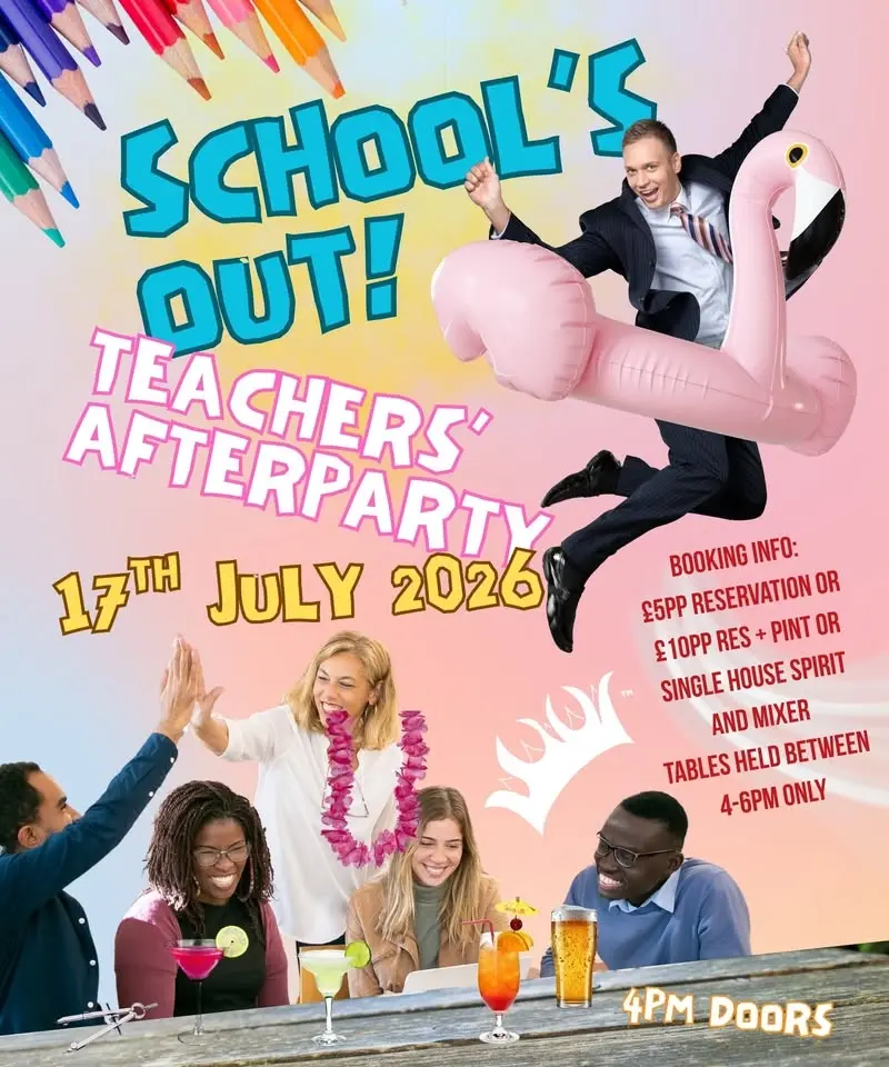 SCHOOL'S OUT TEACHER'S AFTERPARTY