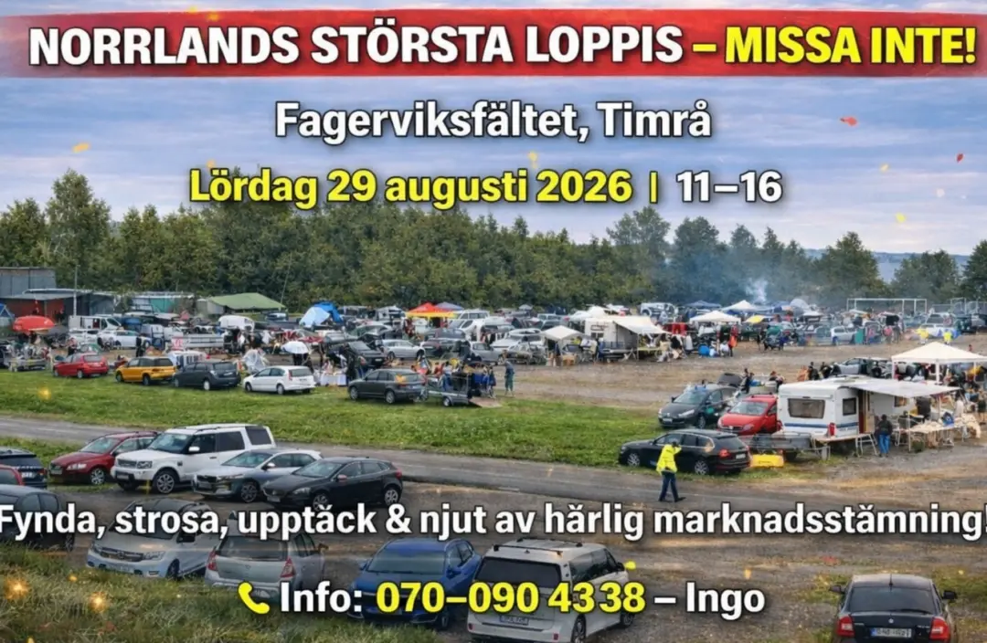 Norrlandsloppis Fagerviksfältet i Timrå