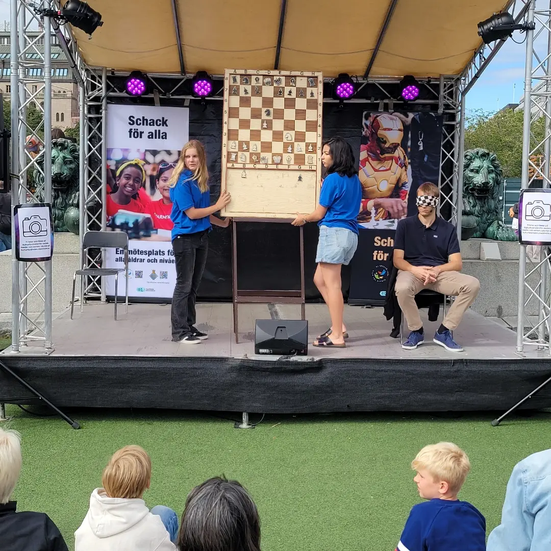 Blindschackuppvisning