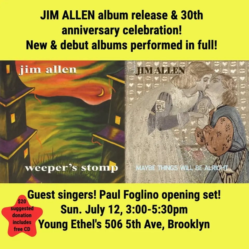 Jim Allen Album Release & 30th Anniversary Celebration!