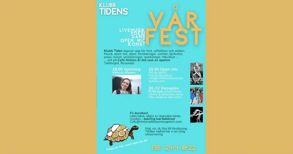 Vårfest @Himlen är blå som en apelsin 