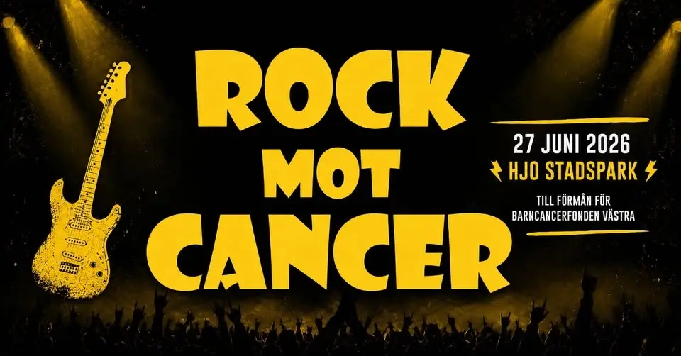 Rock mot Cancer Hjo 2026