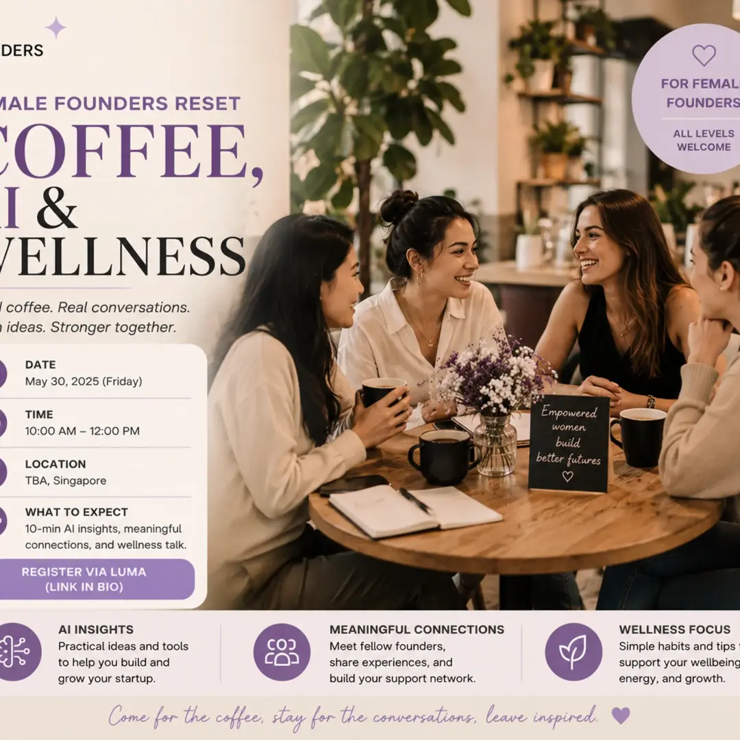 Female Founders Reset: Coffee, AI & Wellness