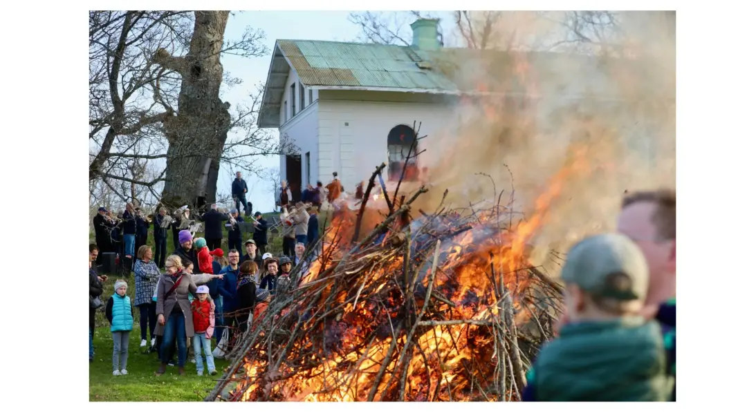 Valborgsfirande Viksbergs kapell