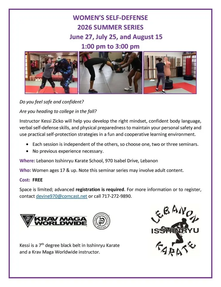 Womens Summer Self-Defense Series