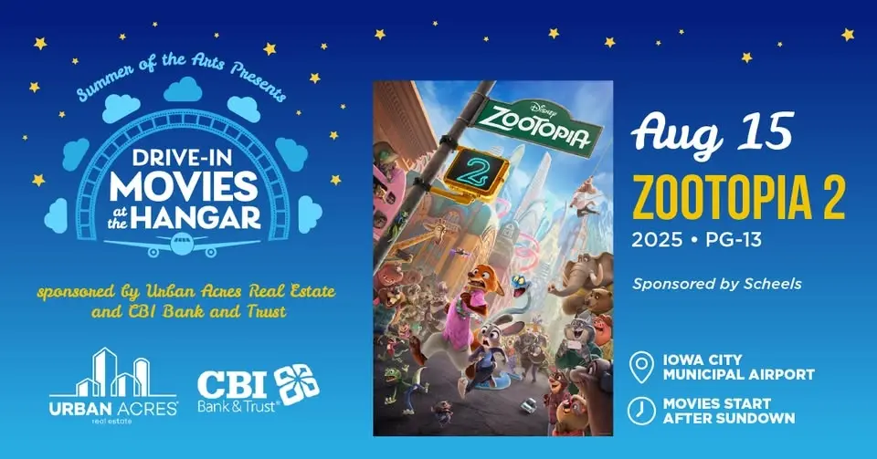 Drive-In Movies at the Hangar: Zootopia 2