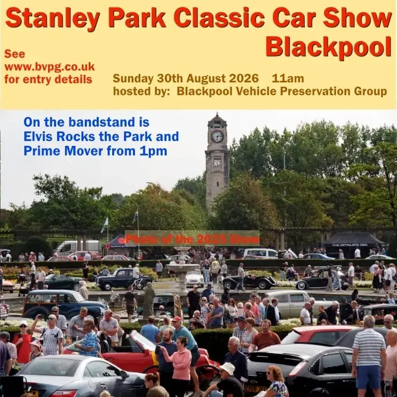 Classic Car Show Stanley Park Blackpool by BVPG