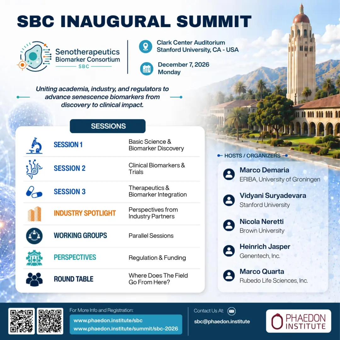 Senotherapeutics Biomarker Consortium: Inaugural Summit