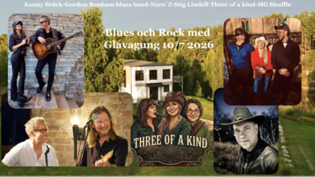 Rock- och bluesafton med Gordon Bonham m.fl.
